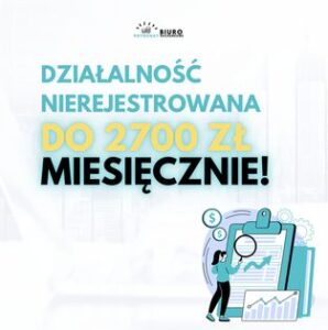 działąlność nie rejestrowana 2700